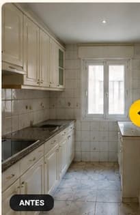 Reforma de cocina en Gràcia — antes
